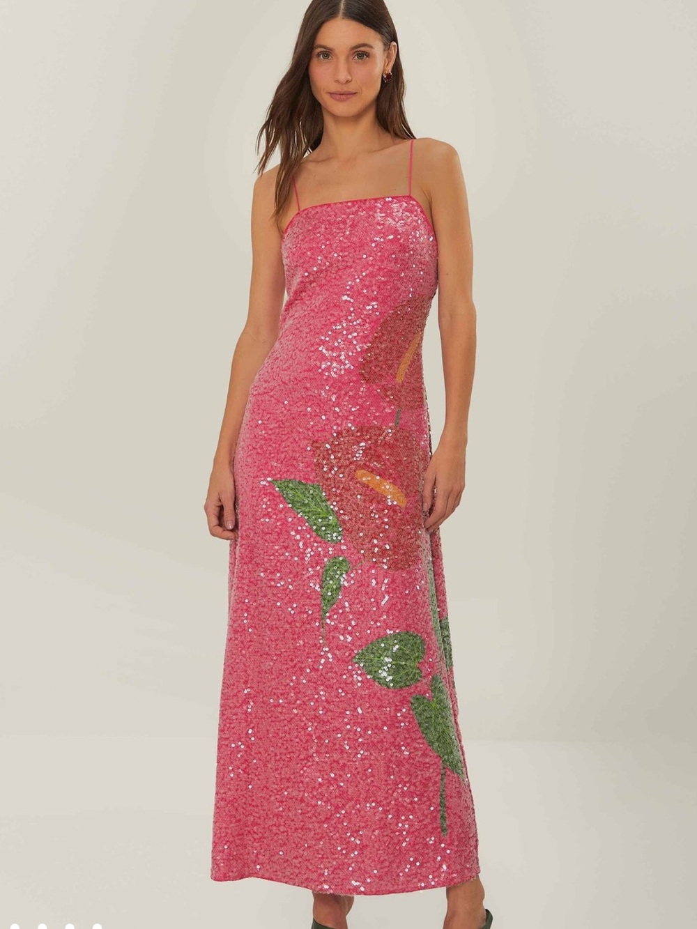 Farm Rio Sequin Slip Dress